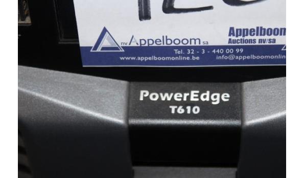 Server DELL, type PowerEdge T610, Intel Xeon, werking niet gekend, zonder kabels, paswoord niet gekend